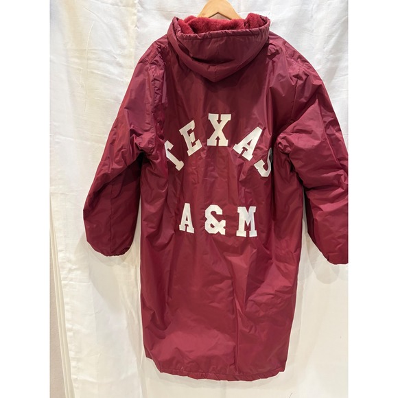 Howe Athletic Apparel Other - Vintage Texas A&M Howe‎ Athletic Sideline Parka Jacket Maroon Fleece Lined XXL